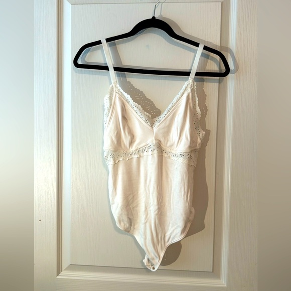 Colsie Eyelet Lace Bodysuit - Picture 1 of 11